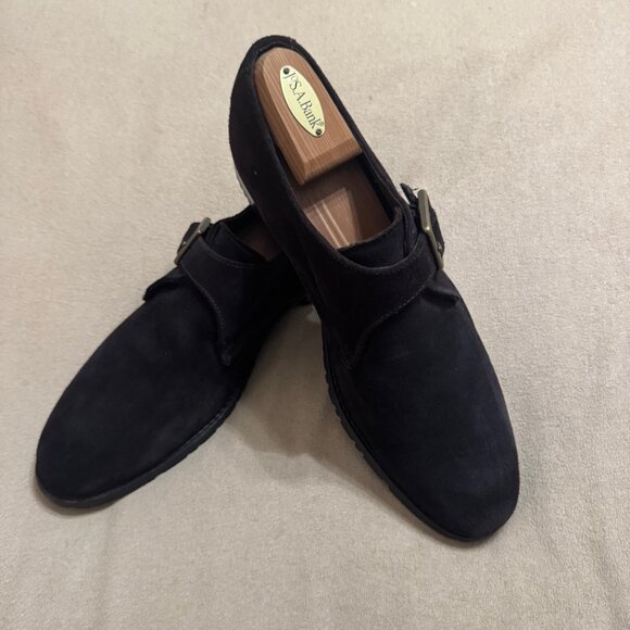 MENS BROWN COLE HAAN NIKE AIR BUCKLE SHOES SIZE 12M GREAT SHAPE GENTLY WORN - Picture 6 of 6